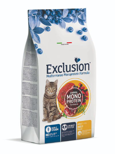 Exclusion Mediterraneo Monoprotein Noble Grain Beef Adult Cat